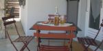 La terrasse du gîte Ammonite