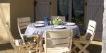 la terrasse du gîte Calcaire