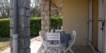 la terrasse du gîte Silex