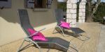 la terrasse du gîte Silex